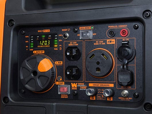 wen 56380i control panel