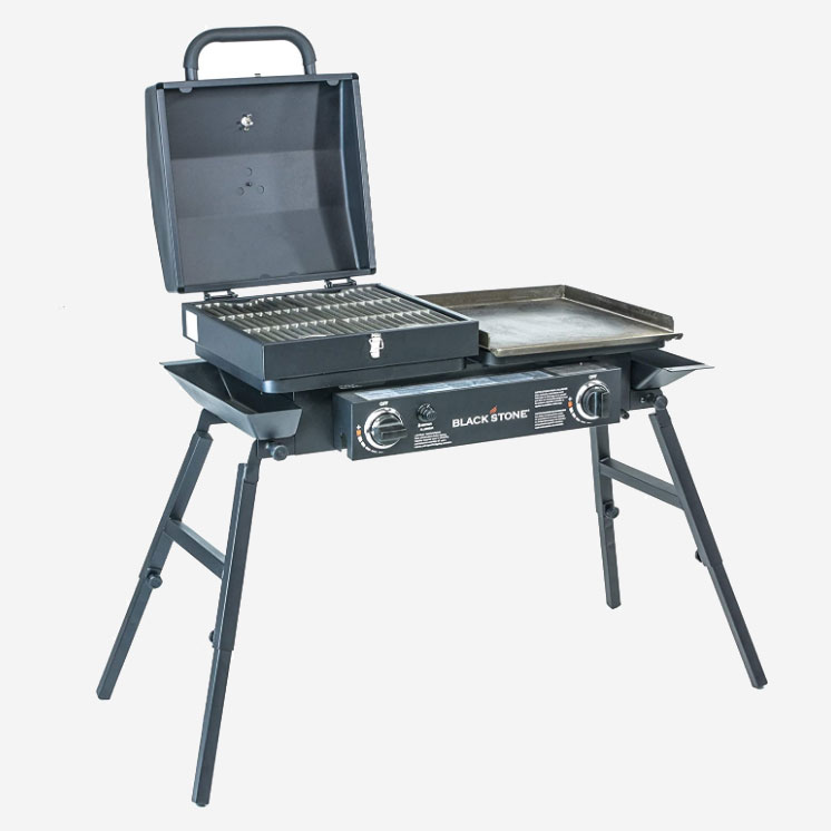 blackstone tailgater griddle grill combo